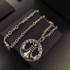 Chrome Hearts Gothic-Style Silver Necklace