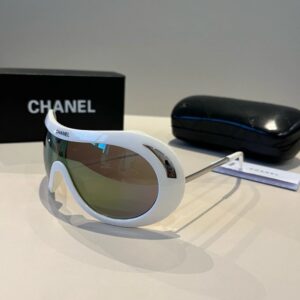 CHANEL Women's White Fashion Sunglasses