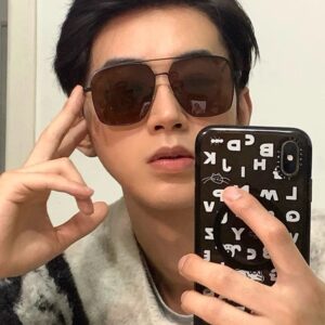 Louis Vuitton Fashionable Men's Brown Sunglasses