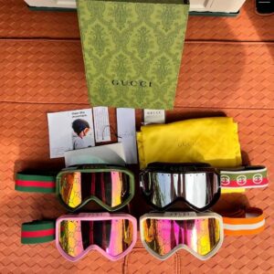 GUCCI Sporty Green Ski Goggles