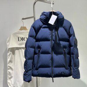 Dior Fashion Blue Down Jacket