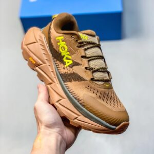 HOKA Speedgoat Brown-Yellow Trail Running Shoes