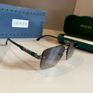 Gucci Classic Square Black Sunglasses