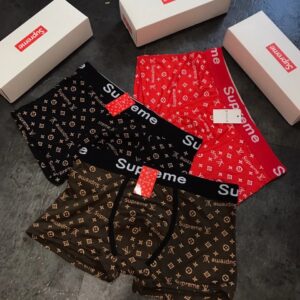 Supreme x Louis Vuitton Collaboration Underwear Gift Set