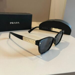 Prada Classic Square Frame Black Sunglasses